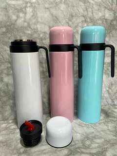 Termo acero inoxidable 1lts - Media manija - comprar online