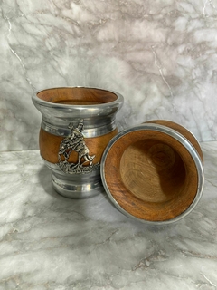 Mate Algarrobo Y Aluminio - comprar online