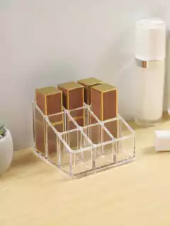 Organizador de cosméticos - Cuadrado y Flor