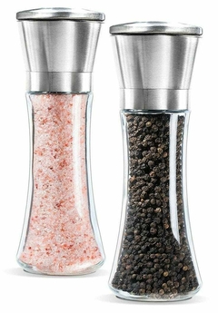 Molinillo de Pimienta Acero y vidrio - comprar online
