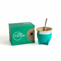 Mate Pampa c/Bombilla - Boca abierta