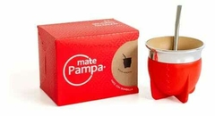 Mate Pampa c/Bombilla - Boca abierta - Blanqueria santina