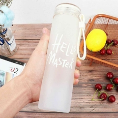 Imagen de Botella de vidrio Hello Master