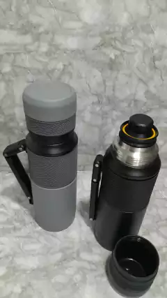 Termo 1 Litro acero inoxidable manija rebatible. - comprar online