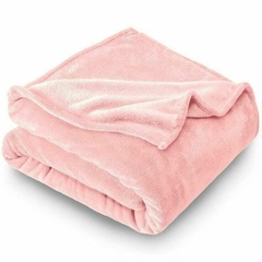 Frazada corderito Rosa - 2 plazas 1/2