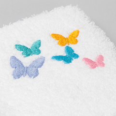 Toalla de visita Mariposas - Blanqueria santina