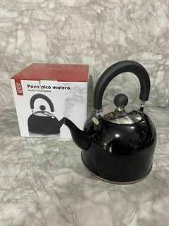 PAVA DE ACERO PICO MATERO 1,6LTR. COD: 1035. - comprar online