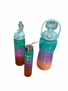 Set Botellas Motivacionales X 3. COD: 2933. - comprar online
