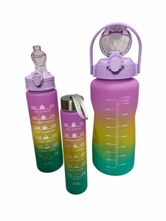 Set Botellas Motivacionales X 3. COD: 2933. en internet
