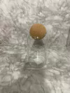 Botellas de vidrio boule, 3 medidas.