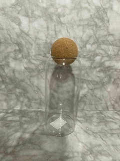 Botellas de vidrio boule, 3 medidas. en internet