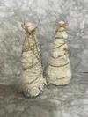 Árboles Navideños Artesanales de Estopa - 25 cm. COD: 4513.