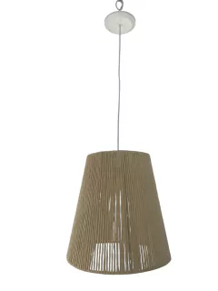 Pantalla Cónica Mediana con Cable de 80 cm – Estilo y Calidez para tu Hogar. COD: 3921.