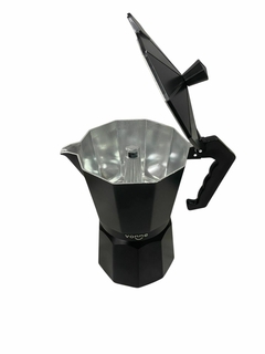 Cafetera Italiana VONNE 450ml - 9 Tazas - Color Negro. COD: 1037. - comprar online