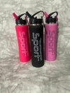 Botellas de Agua de Acero Inoxidable SPORT 500ml con Pico y Bombilla. COD: 2943.
