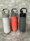 Botellas de agua de acero inoxidable con pico y bombilla - 500 ml. COD: 2942.
