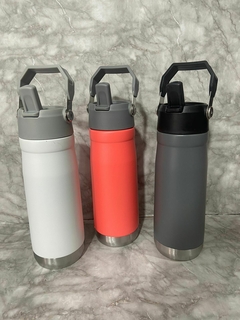 Botellas de agua de acero inoxidable con pico y bombilla - 500 ml. COD: 2942.