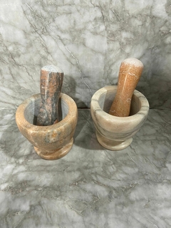 Mortero de Mármol con Moledor - Elegancia y Funcionalidad para tu Cocina. COD: 2025. - comprar online
