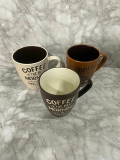Tazas de Cerámica con Inscripción – 380 ml | 3 colores disponibles. COD: 2428. - comprar online