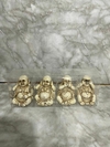 ✨ Set de 4 Mini Buditas de Cerámica – Decoración Zen ✨. COD: 3360.