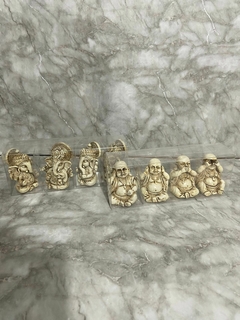 ✨ Set de 4 Mini Buditas de Cerámica – Decoración Zen ✨. COD: 3360. en internet