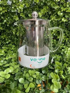 Tetera de Vidrio VONNE con Filtro de Acero Inoxidable – 750 ml. COD: 1052.