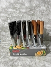 Cuchillo de Cocina y Frutas KingGary con Mango Pintado – Varios Diseños – Filo Profesional