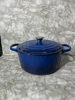 Olla de Hierro Fundido Esmaltado VONNE 26 cm con Tapa – Rojo o Azul. COD: 812. en internet