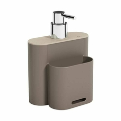 Dispenser de Jabón con Porta Esponja – 500 ml Coza Flat - Cod:4778 en internet