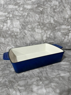 Fuente para horno de hierro fundido esmaltado VONNE 2.5L – Roja o Azul. COD: 717.