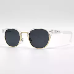 Óculos de sol Itália transparente com dourado