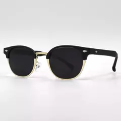 Óculos de sol Itália preto com dourado