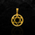 Pingente Estrela de Davi Vazado - Banhado A Ouro 18K - comprar online