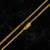Corrente Grumet Lacraia Fecho Gaveta Trava Dupla 4mm - Banhada a Ouro 18K