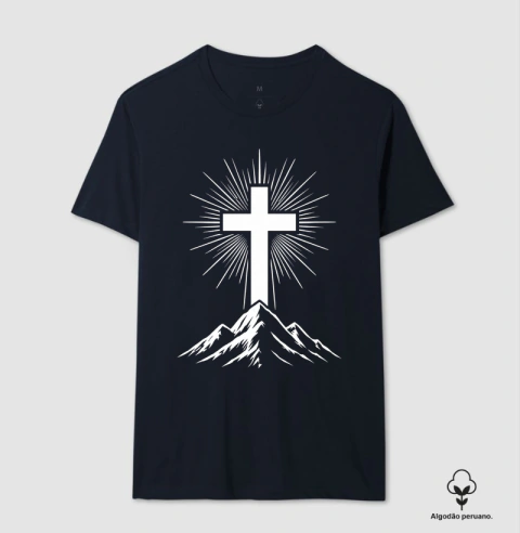 Camiseta de Algodão Peruano Luz que Guia