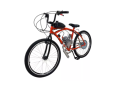 BIKE MOTORIZADA 100CC QUBIKEMOTORS- BANCO SIMPLES FREIO V-BREAK - COROA 44 DENTES - QU Bike Motors