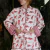 Kimono GG Dupla Estampa Block Printing - comprar online