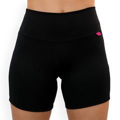 Shorts Fitness Meia Coxa Cós Alto Feminino