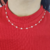 CHOCKER MINI CORAÇÃO PÉROLA FOLHEADO EM OURO - MIRLOU