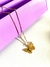 COLAR INICIAL PERSONALIZADO FORMATO BORBOLETA - comprar online
