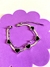 PULSEIRA AÇO VARIOS CORAÇOES PRETO
