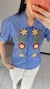 BLUSA SOCIAL BORDADA na internet