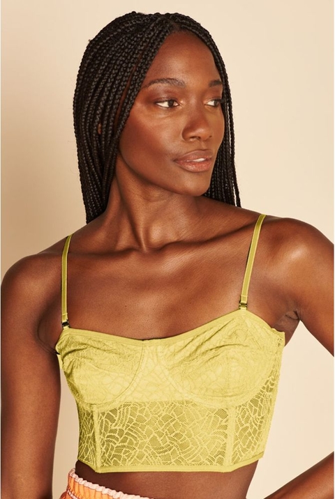 TOP CORSET RENDA SOL - MY PLACE