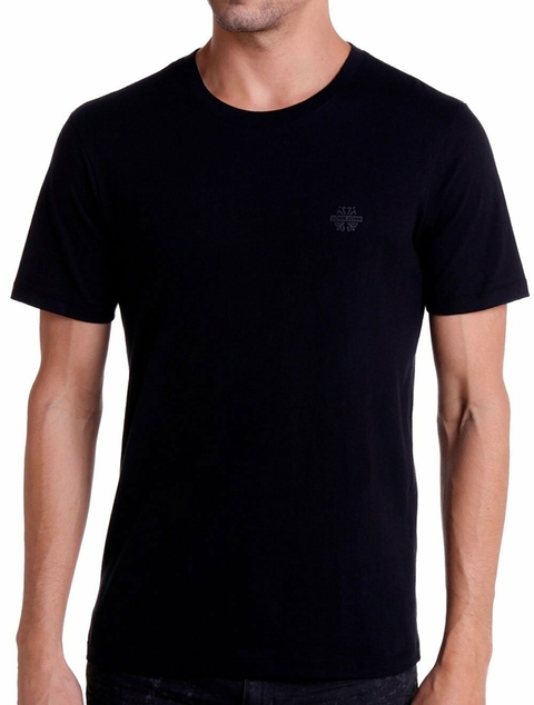 CAMISETA JOHN JOHN RG FLAME TRANSFER PRETA MASCULINA