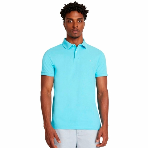 POLO BASICA PIQUET REGULAR AZUL CELESTE ARAMIS