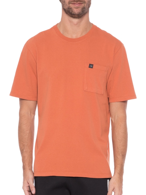 CAMISETA JOHN JOHN RX POCKET ORANGE BASIC MASCULINA