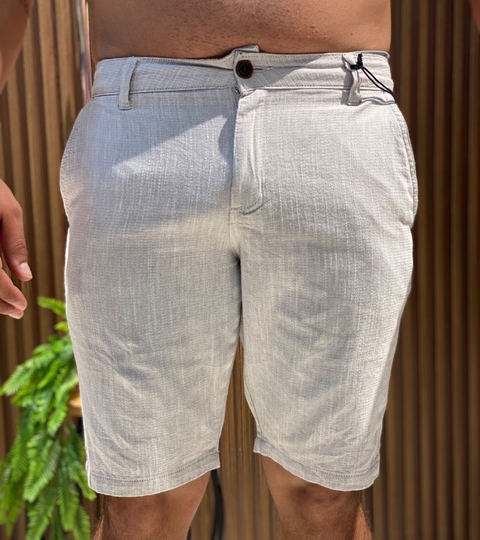 BERMUDA CHINO BLS FC ESPINHA DE PEIXE MACULINA ARAMIS