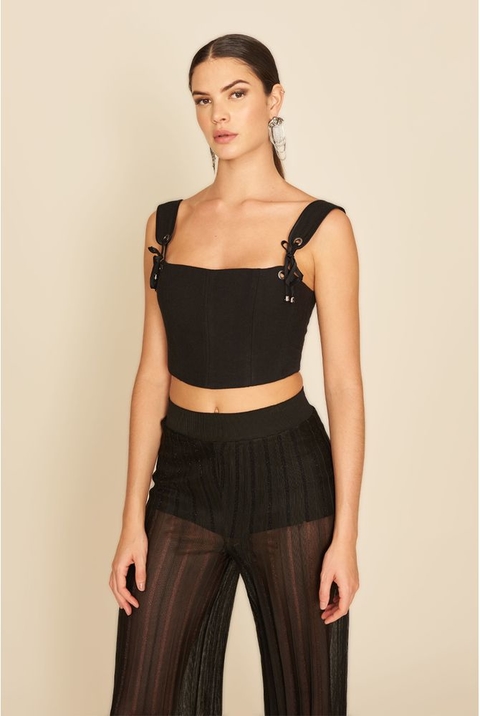 TOP LINHO PRETO - MY PLACE