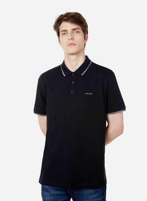 POLO 2 LINES PRETO JOHN JOHN MASCULINA