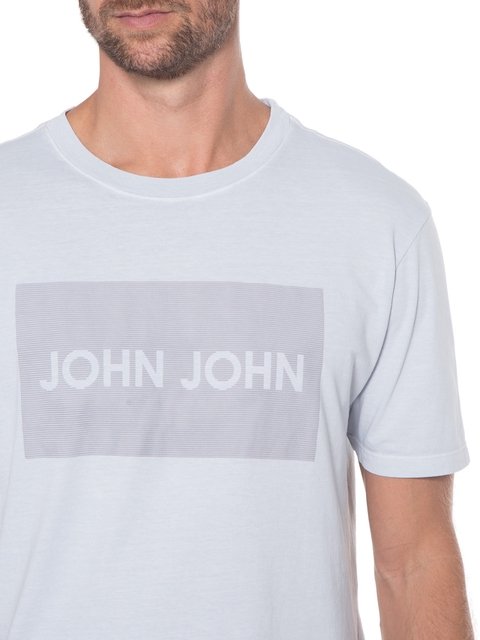 CAMISETA RG JOHN LINES COOL JOHN JOHN CINZA CLARO MASCULINA